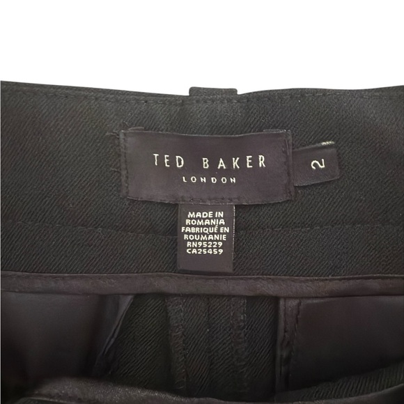 Ted Baker London Classic Black Women's Pants Size 2 - Picture 2 of 7